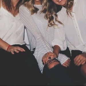 Urban outfitters long sleeve crop top